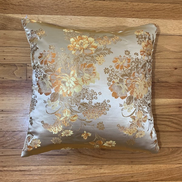 Gold Pillow Case Etsy