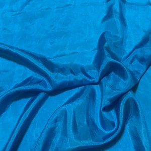 DARK TURQUOISE China Silk HABOTAI Fabric