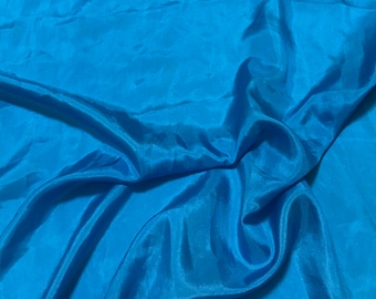 DARK TURQUOISE China Silk HABOTAI Fabric