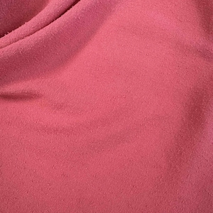 BUBBLEGUM PINK Hand Dyed Raw Silk Gauze NOIL Fabric