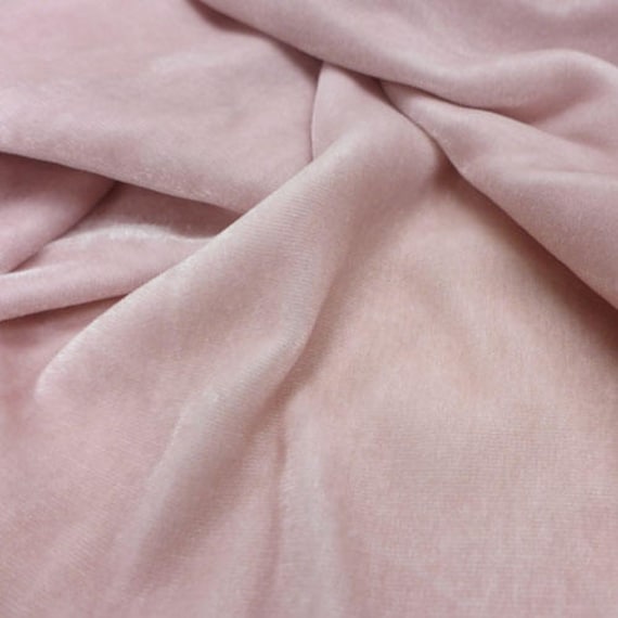 BLUSH PINK Silk Velvet Fabric Etsy