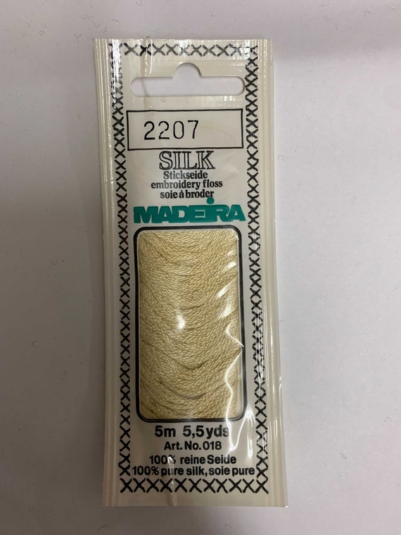 Vintage SILK Madeira Embroidery Floss 2207 5m/5.5yds Etsy