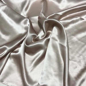Dusty Pink - Silk Charmeuse Fabric