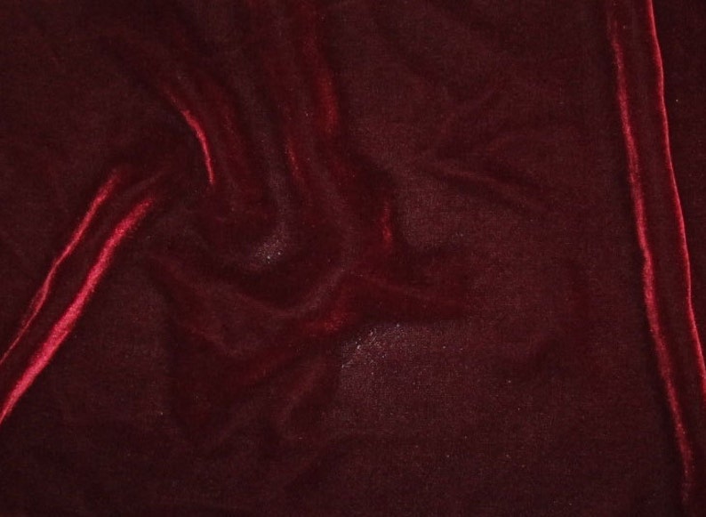 Silk VELVET Autumn Fabric Sample Set Remnants Lot 6x45 each image 3
