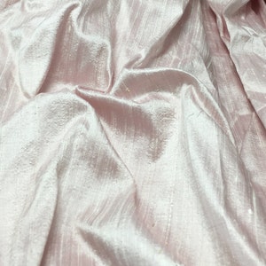 BABY PINK Silk DUPIONI Fabric