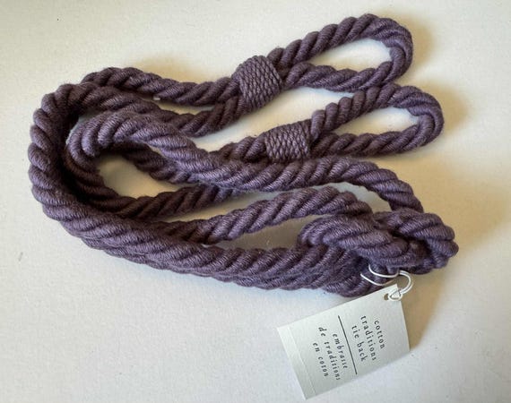 plum none - Plum Purple Cotton Tieback for Curtains Tie Back Pier 1 Imports New