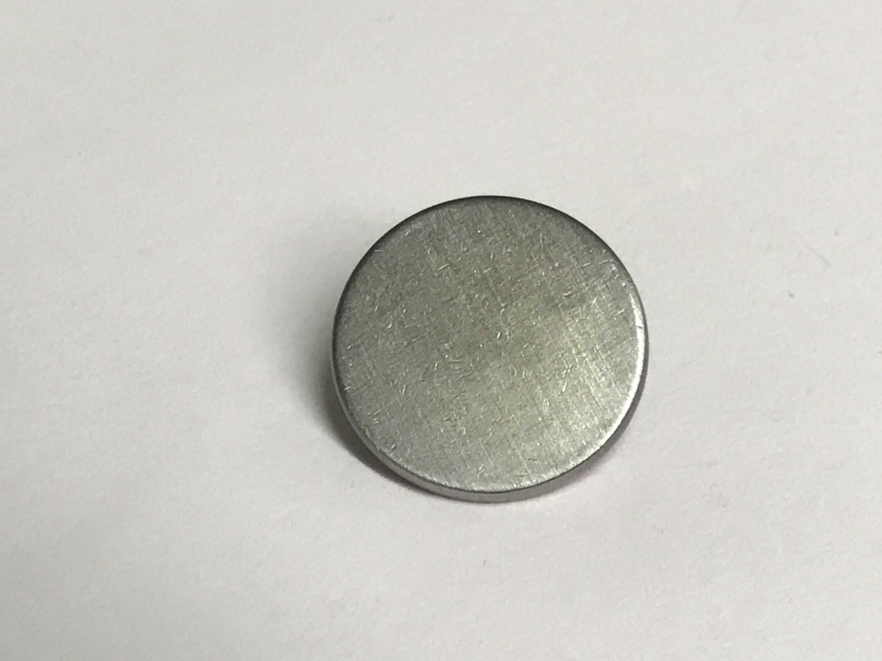 3/4 Flat German Silver Buttons