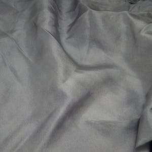 Silver - Hand Dyed Silk Twill Fabric - 54&quot; wide