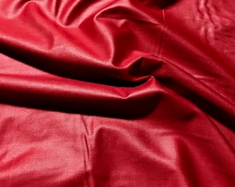 Red - Rayon Gabardine Fabric