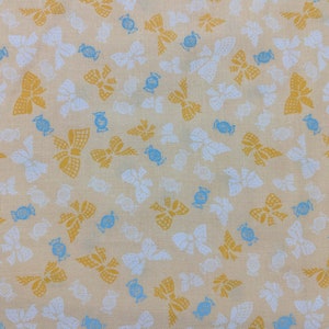 Petite Treat - Bows Yellow - Riley Blake Cotton Fabric