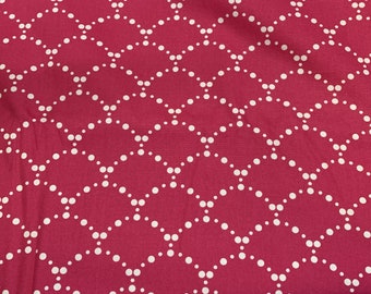 Ripples Hot Pink - Pearls Scallop Millie Fleur for Art Gallery 100% Cotton Fabric