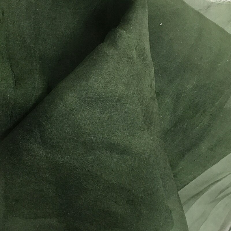 Moss Green Silk Zibeline Fabric main image 0