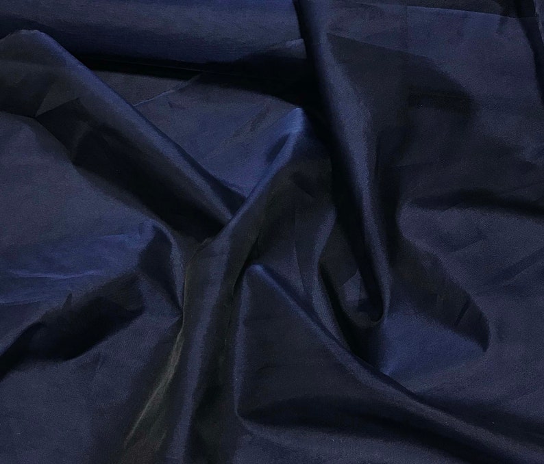 Caribbean Blue Silk Organza Fabric