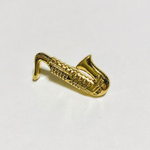 gold none - Gold Saxophone Plastic Button - 30mm / 1 1/4" - Dill Buttons Brand