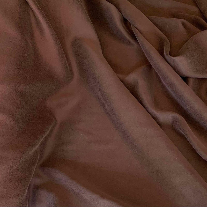 Hot Coral Charmeuse Silk Fabric main image 1