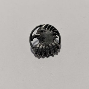 Rooster / Chicken Metal Button - 25mm / 1&quot; - Dill Buttons