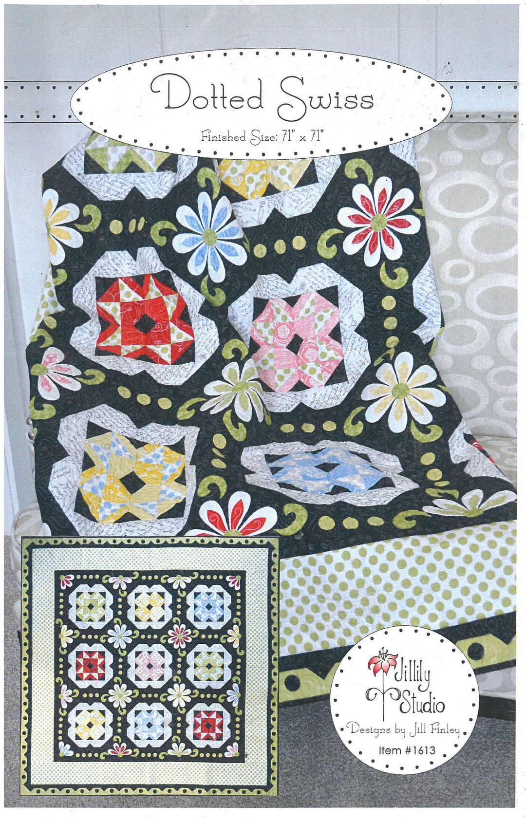Dotted Swiss Quilt Pattern Jillily Studio Etsy