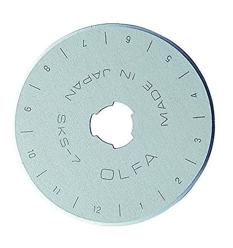 2 Piece 45mm Rotary Cutter Blades FOR 45mm Round Rotary Cutter