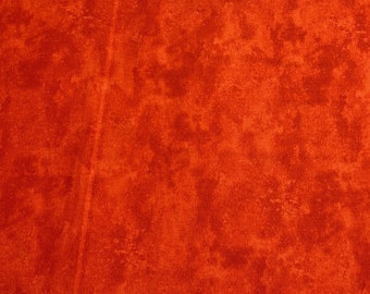 Fire Coral Orange - Toscana - by Deborah Edwards for Northcott Cotton Fabric