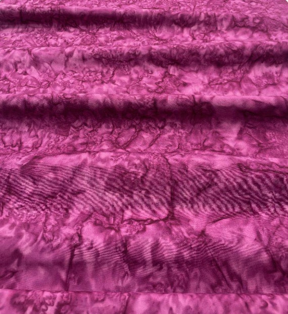 boysenberry cotton fabric - Boysenberry Shadows - Banyan Batik Tone on Tone 100% Cotton Fabric
