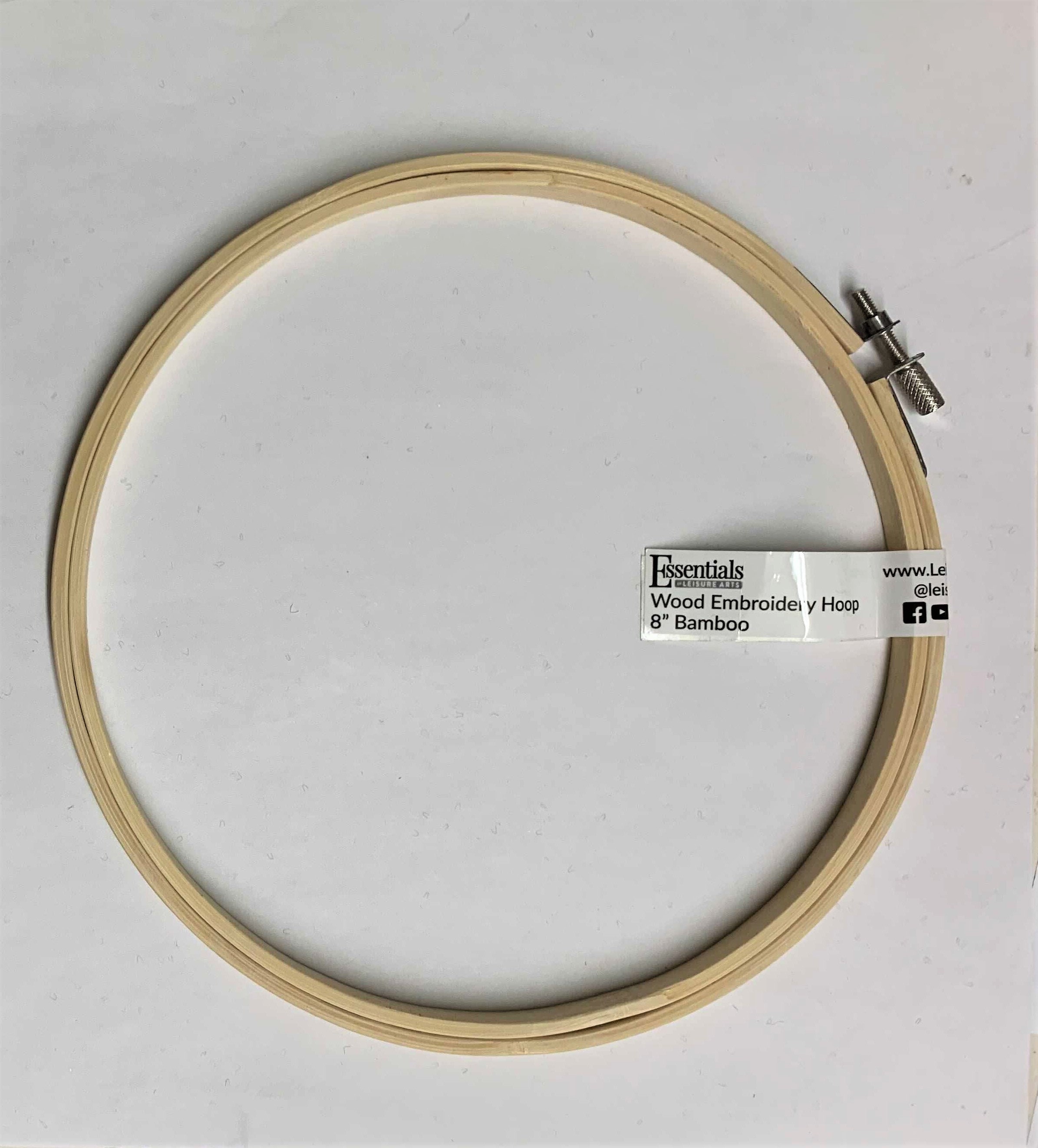Essentials by Leisure Arts Wood Embroidery Hoop 4 Bamboo