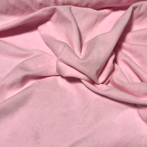 Hand Dyed Blush Pink - Cotton Velveteen Fabric