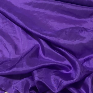 VIOLET PURPLE China Silk HABOTAI Fabric