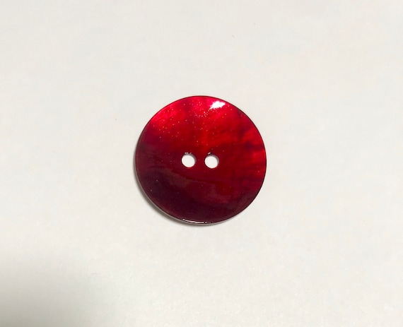 wine none - Wine Red Natural Pearl Button - Dill Buttons Brand (3 Sizes to Choose From)