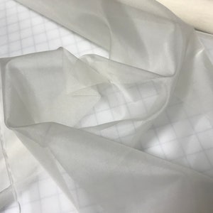 Ivory - Silk Organza Fabric