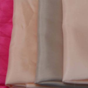 China Silk HABOTAI Fabric Set - PINKS 1/4 Yard x 45&quot; Each