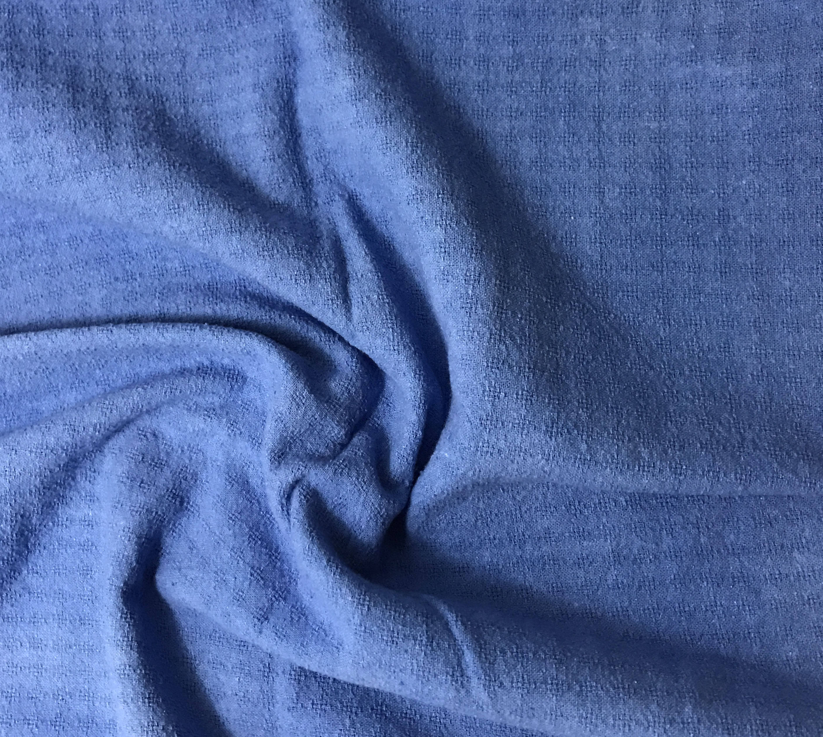 Periwinkle Blue Hand Dyed Checkered Weave Silk Noil 1 Yard - Etsy
