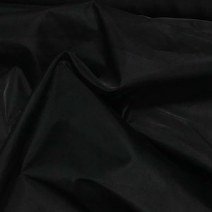 Black - Silk Organza Fabric