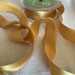 Gold Single Face 1 Sided Satin Ribbon - 1