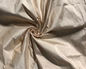 Light Peach - Silk Dupioni Fabric