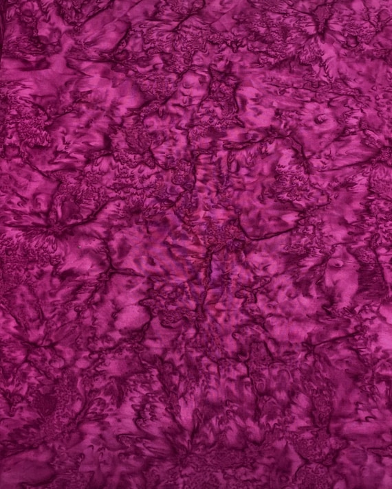 boysenberry cotton fabric - Boysenberry Shadows - Banyan Batik Tone on Tone 100% Cotton Fabric