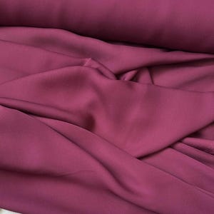 Red Wine - 12mm Silk Crepe Georgette Chiffon Fabric