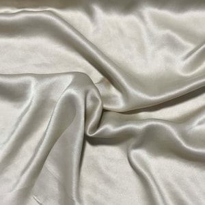 Chamois - Sandwashed Silk Charmeuse Fabric
