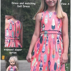 Mandy May Dress & matching Doll Dress - Olive Ann Designs