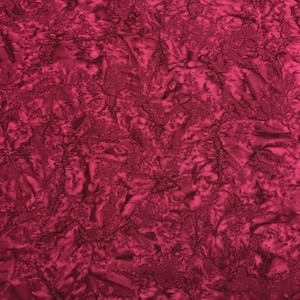 Raspberry Pink Shadows - Banyan Batik Tone on Tone 100% Cotton Fabric