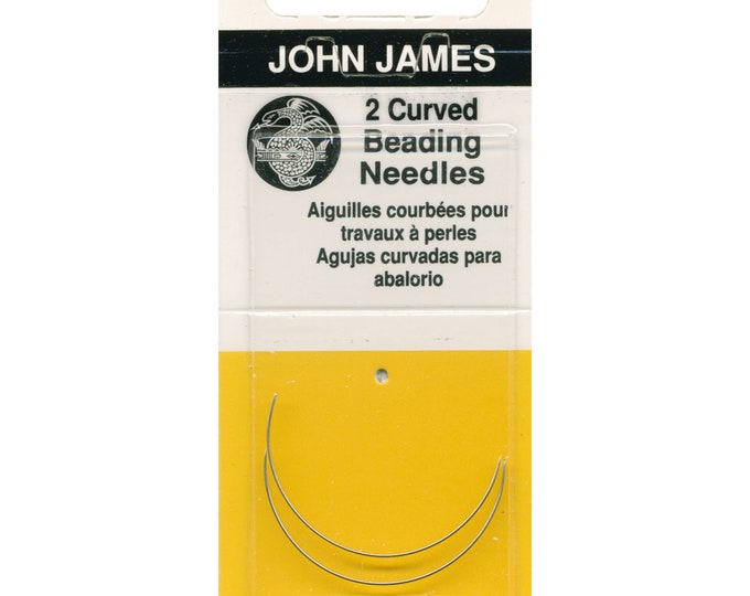Curved Beading Needles2/pkg JJ31 Etsy
