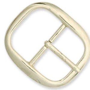 Tandy Leather Econo Buckle Center Bar 1-1/4&quot; (32 mm) Brass Plated 1565-21