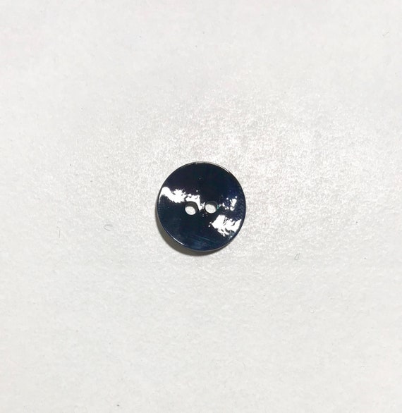 black none - Black Natural Pearl Button - Dill Buttons Brand (3 Sizes to Choose From)