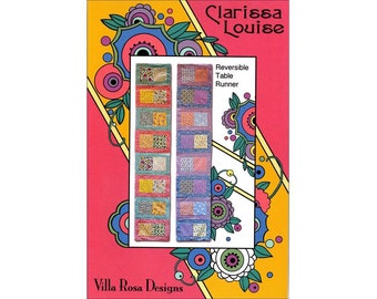 Villa Rosa Designs VRD04228 Clarissa Louise Tafel Runner Patroon Kaart