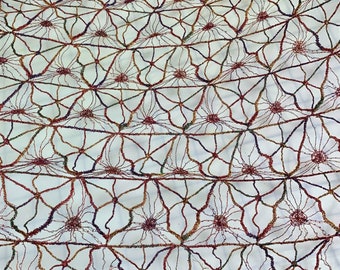 Rainbow Cobweb - Schiffli Lace Fabric