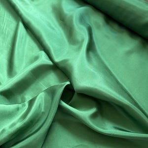 Spinach Green China Silk HABOTAI Fabric 8mm weight 54&quot; width