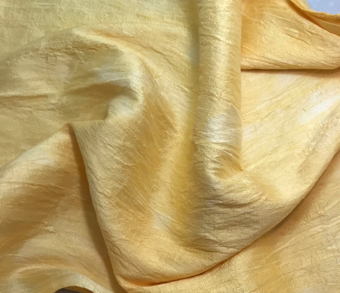 Golden Glow Dupioni Silk Fabric