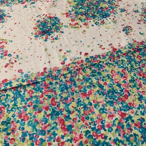 Nani Iro Border Print Spring Floral - Kokka Japan Cotton Double Gauze Fabric