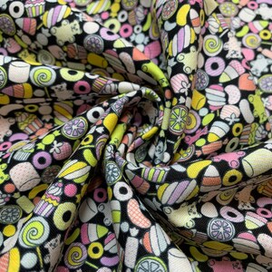 Candy & Sweets -  Petite Design - Kokka Japan Cotton Sheeting Fabric