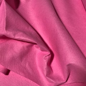 Shocking Pink - Wool /Rayon Blend Felt Fabric