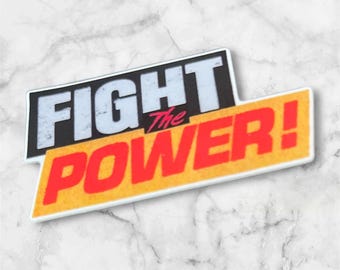 Fight the Power Vinyl Resistance Sticker